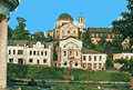 Торжок, Тверецкая набережная с видом на Восресенский женский монастырь - памятник архитектуры XIX века